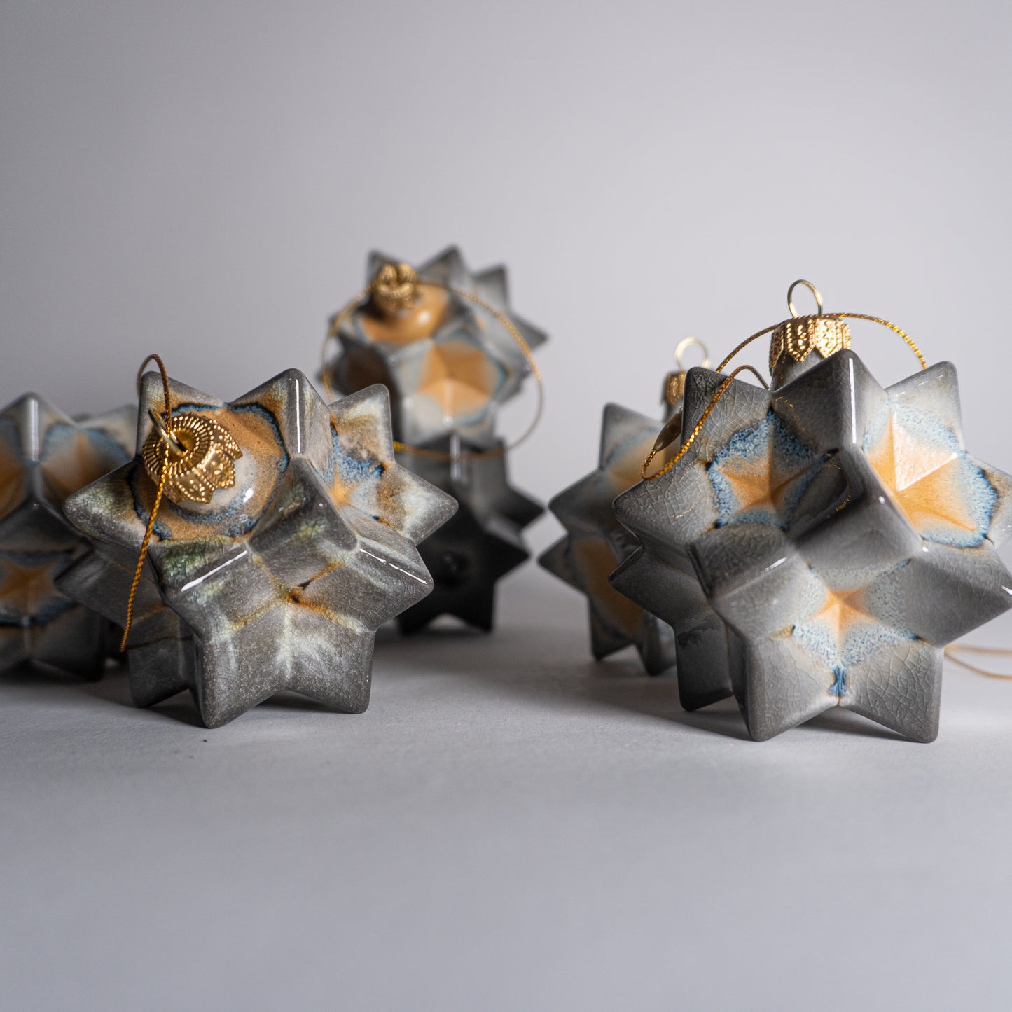 Yellow Gray Ornament