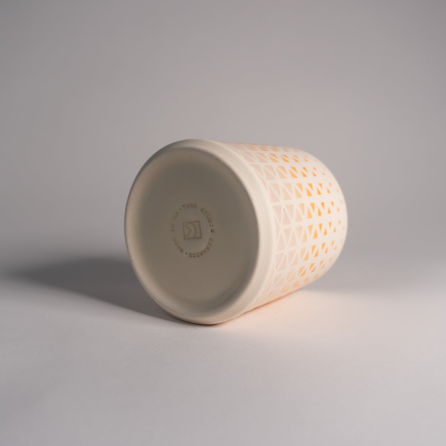 Golden Hour Triangles Tumbler