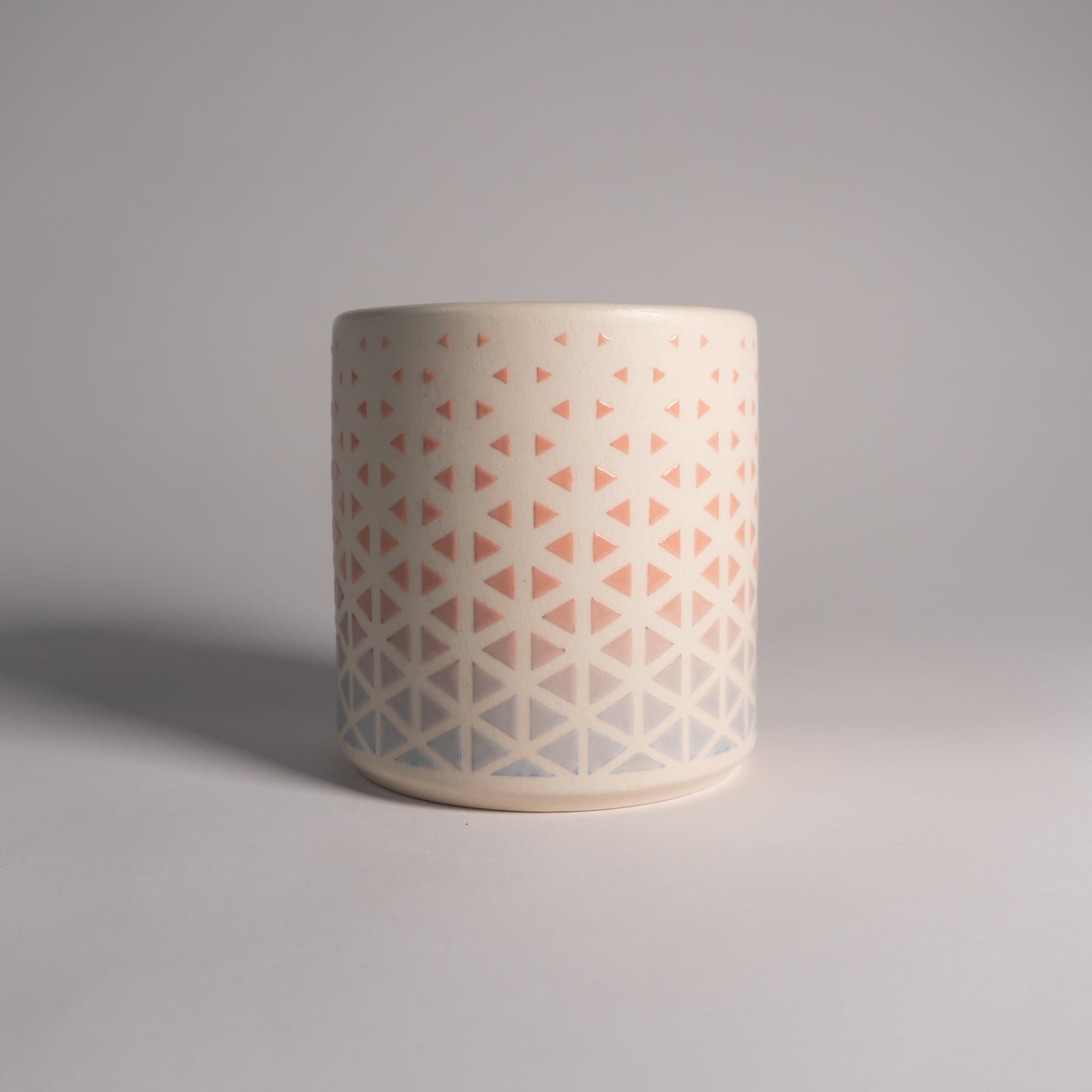 Cotton Candy Triangles Tumbler