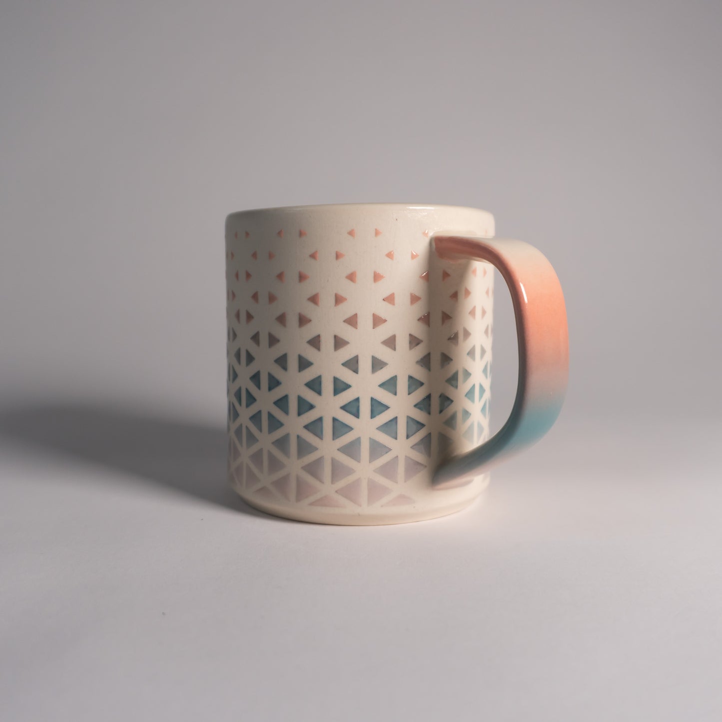 Sunset Triangles Mug
