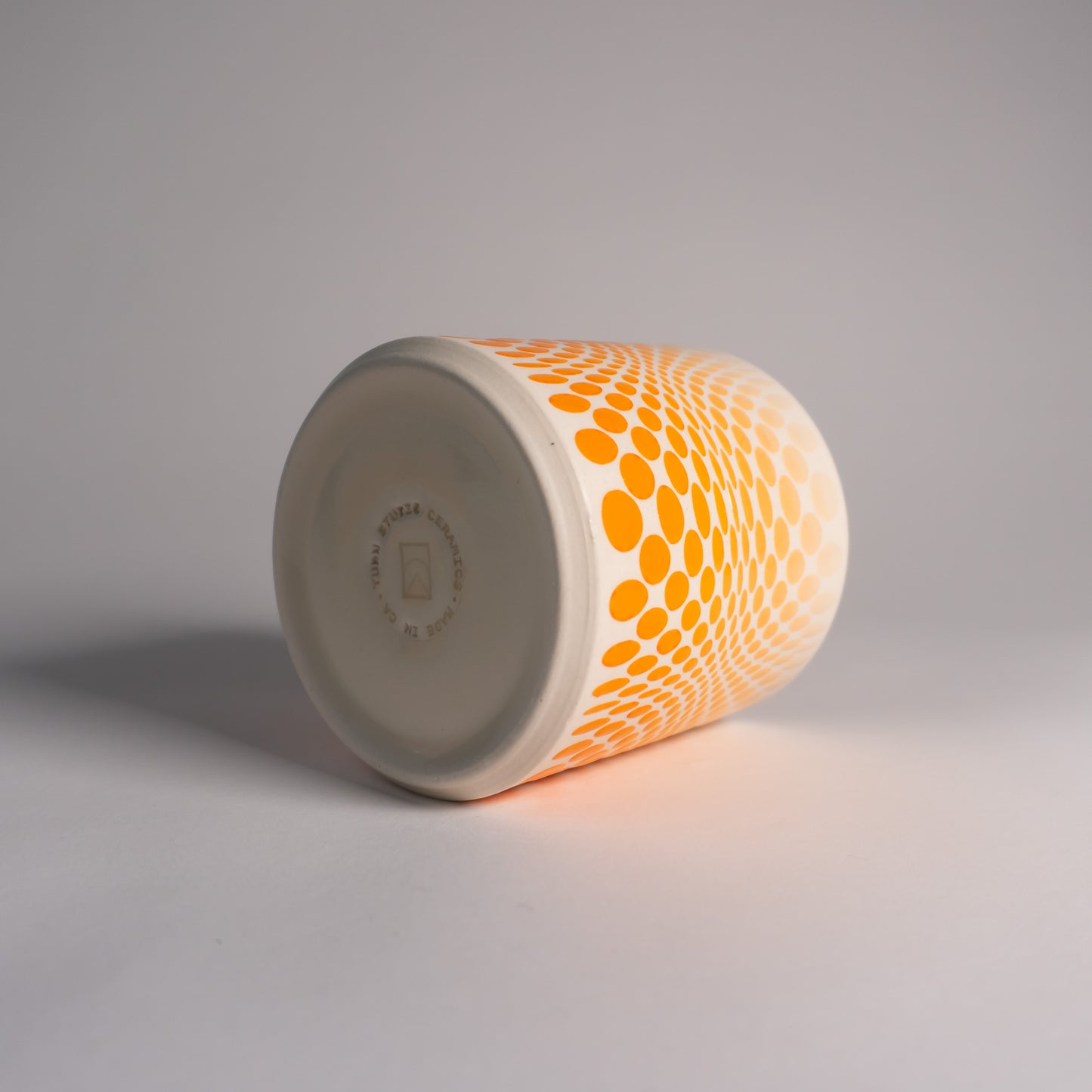 Orange Fade Warp Tumbler