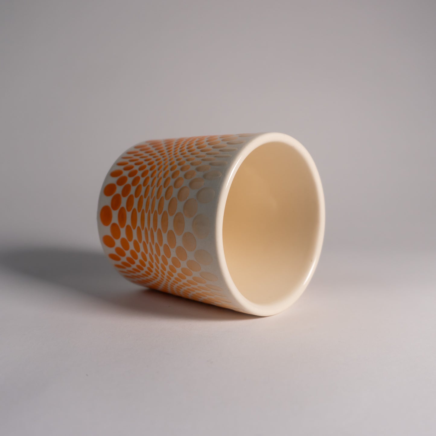 Orange Fade Warp Tumbler