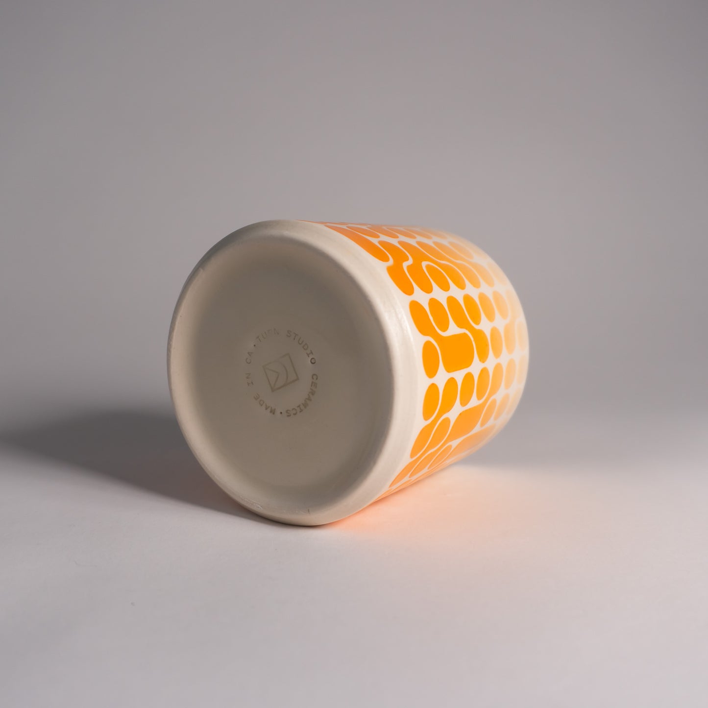 Orange Fade Bubbles Tumbler