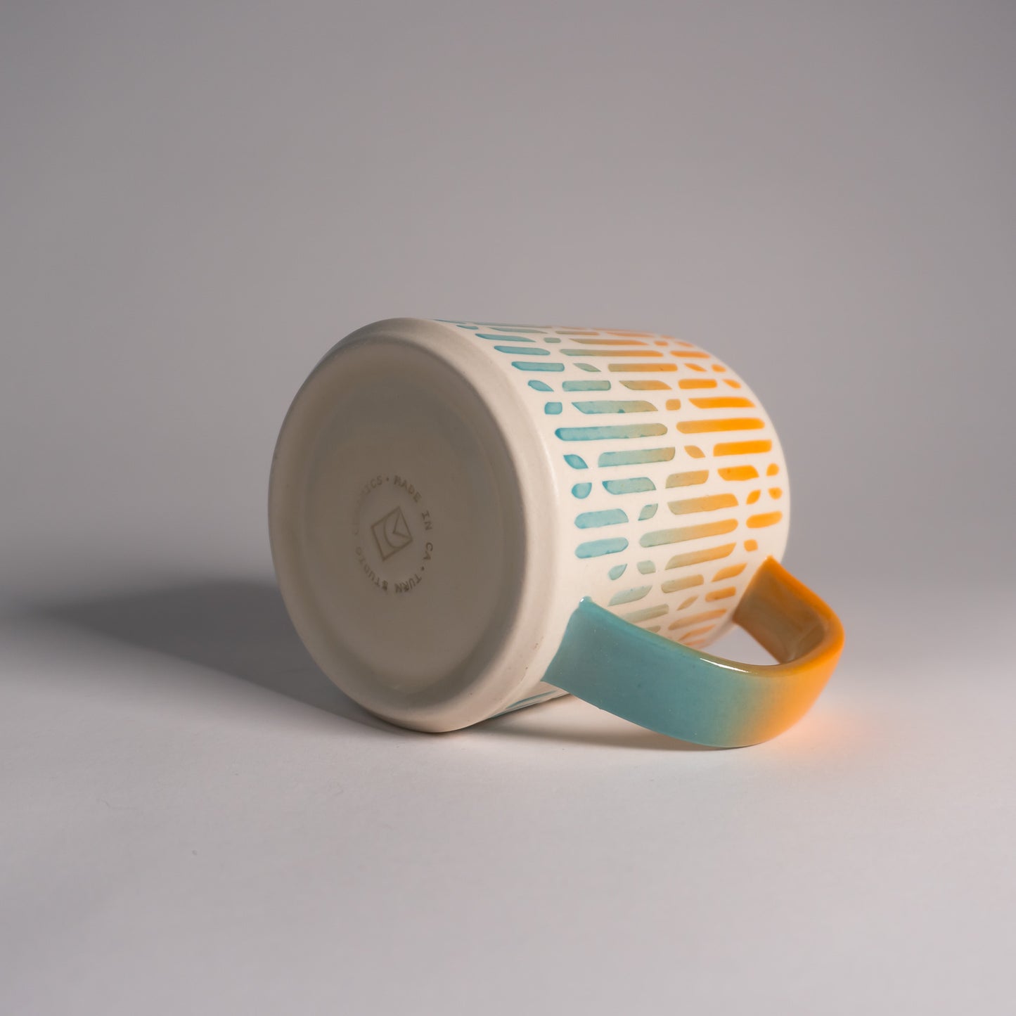 Fire and Ice Stripes Mug