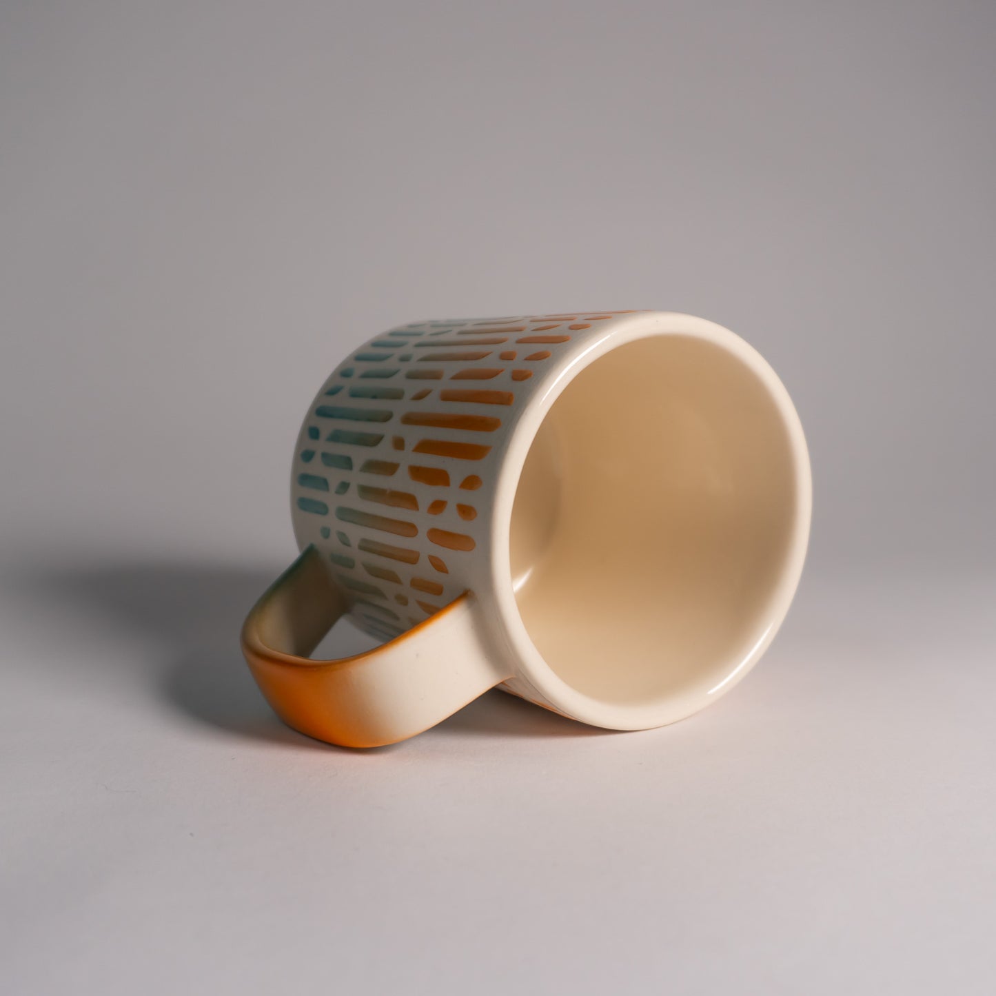 Fire and Ice Stripes Mug