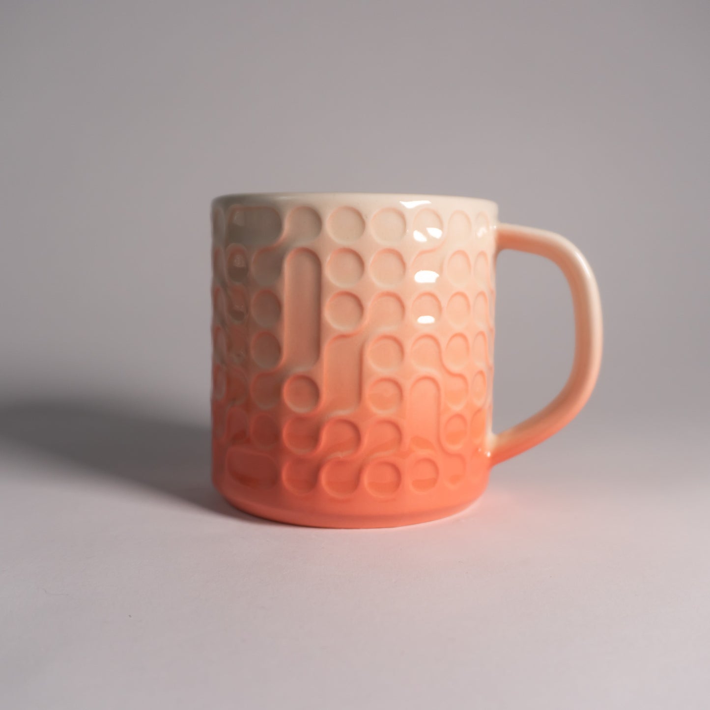 Pink Fade Bubbles Mug