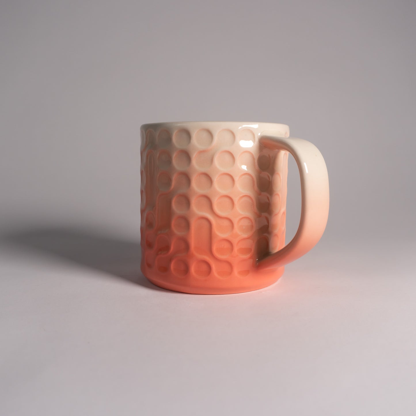 Pink Fade Bubbles Mug