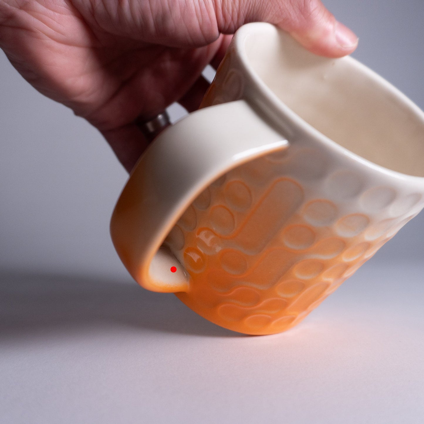 Orange Fade Bubbles Mug 2nd #01