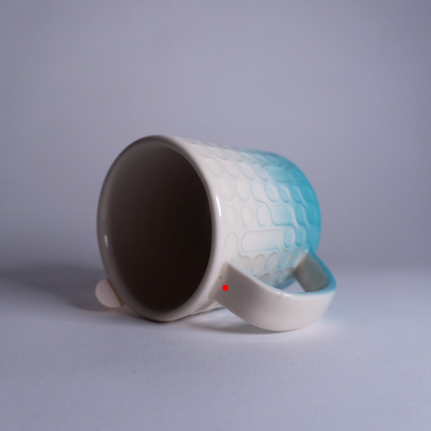 Turquoise Fade Bubbles Mug 2nd #29
