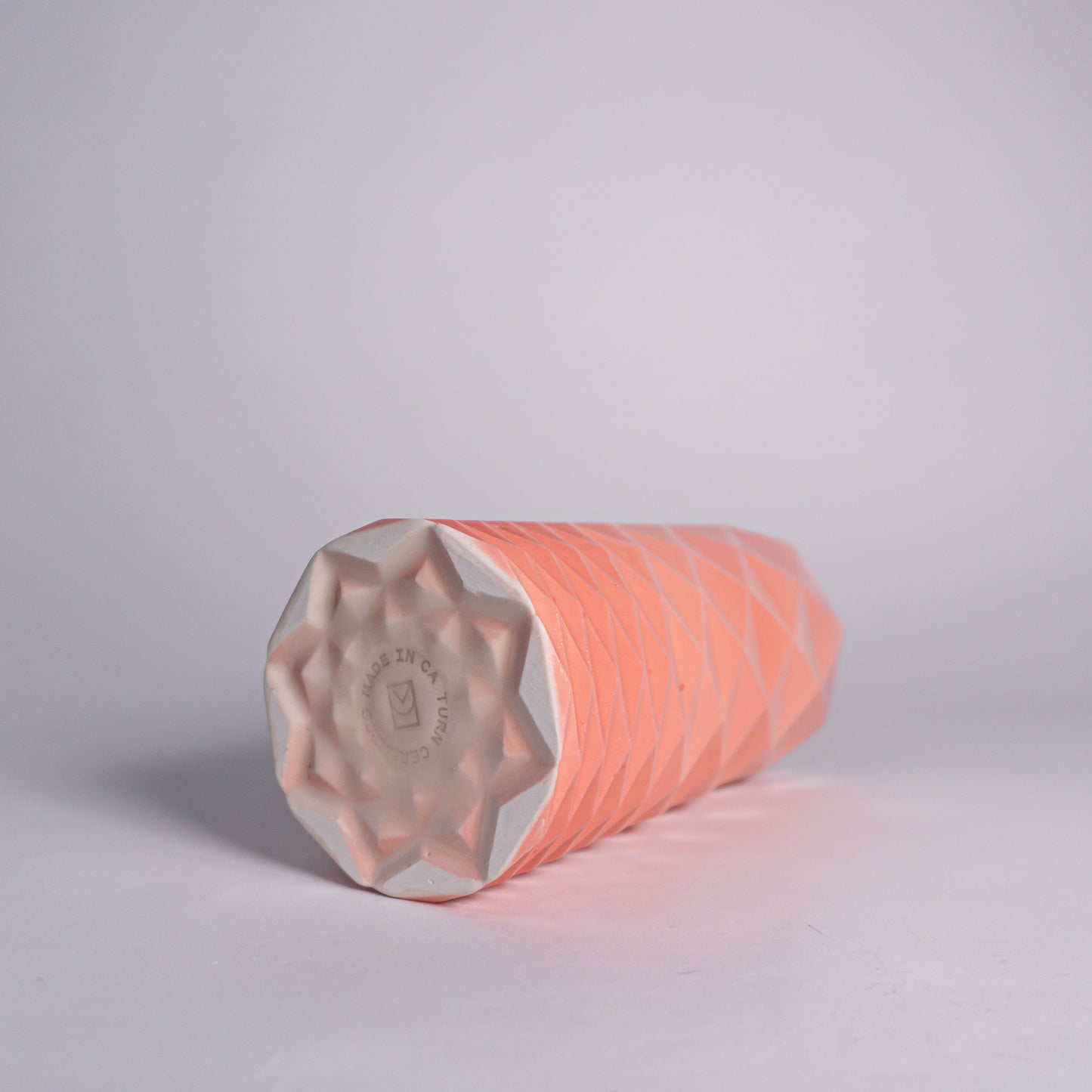 Blush Accordion Cup Vase