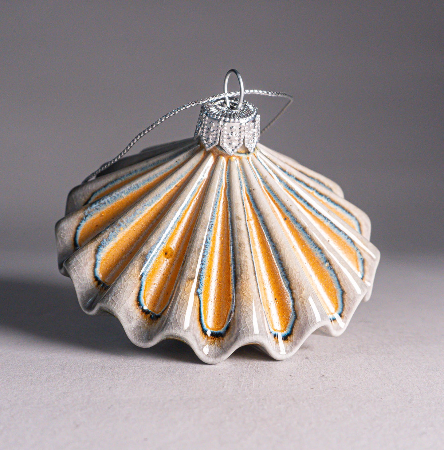 Yellow Gray Ornament