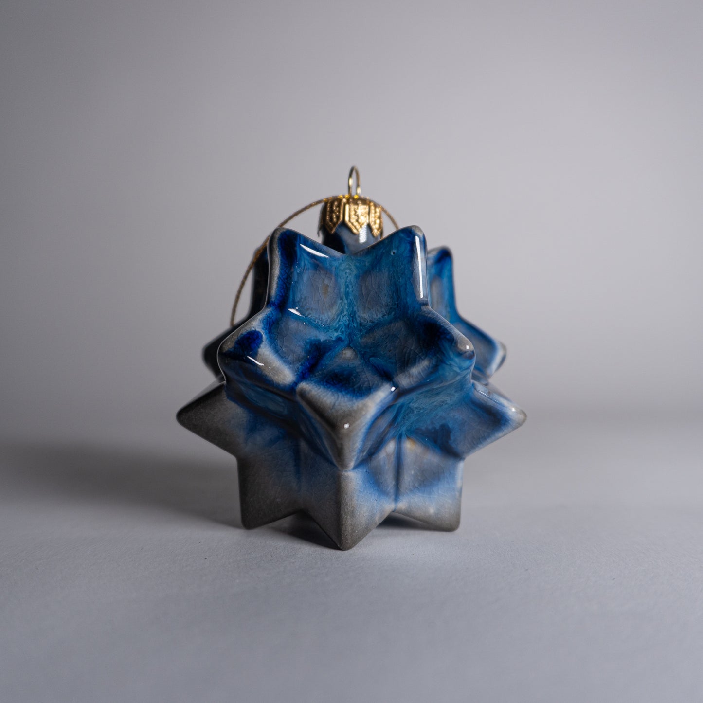 Blue Fire Ornament