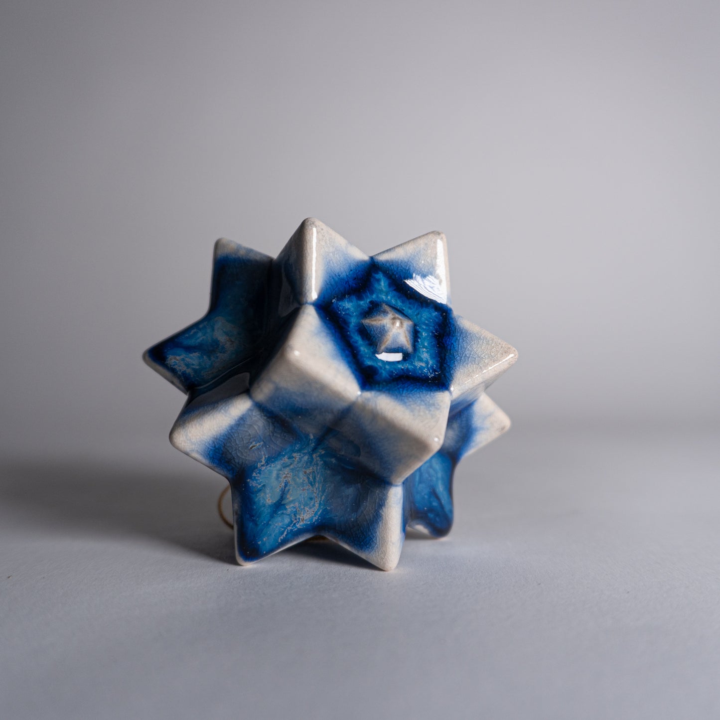 Blue Fire Ornament