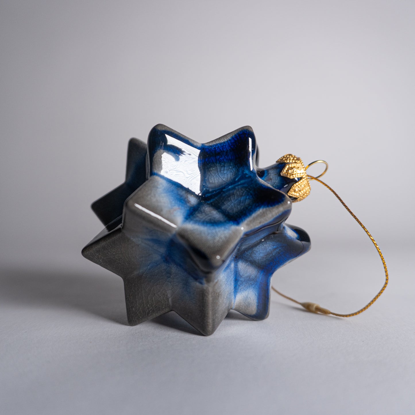 Blue Fire Ornament