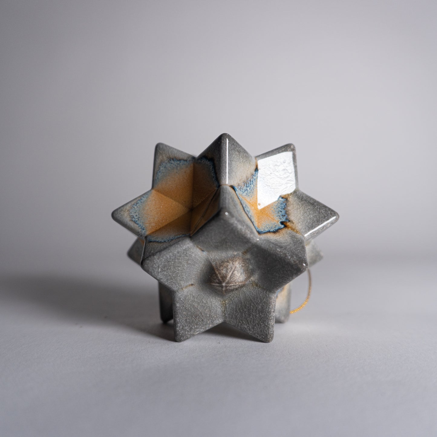 Yellow Gray Ornament