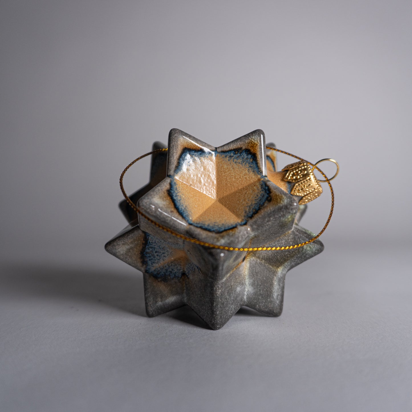 Yellow Gray Ornament