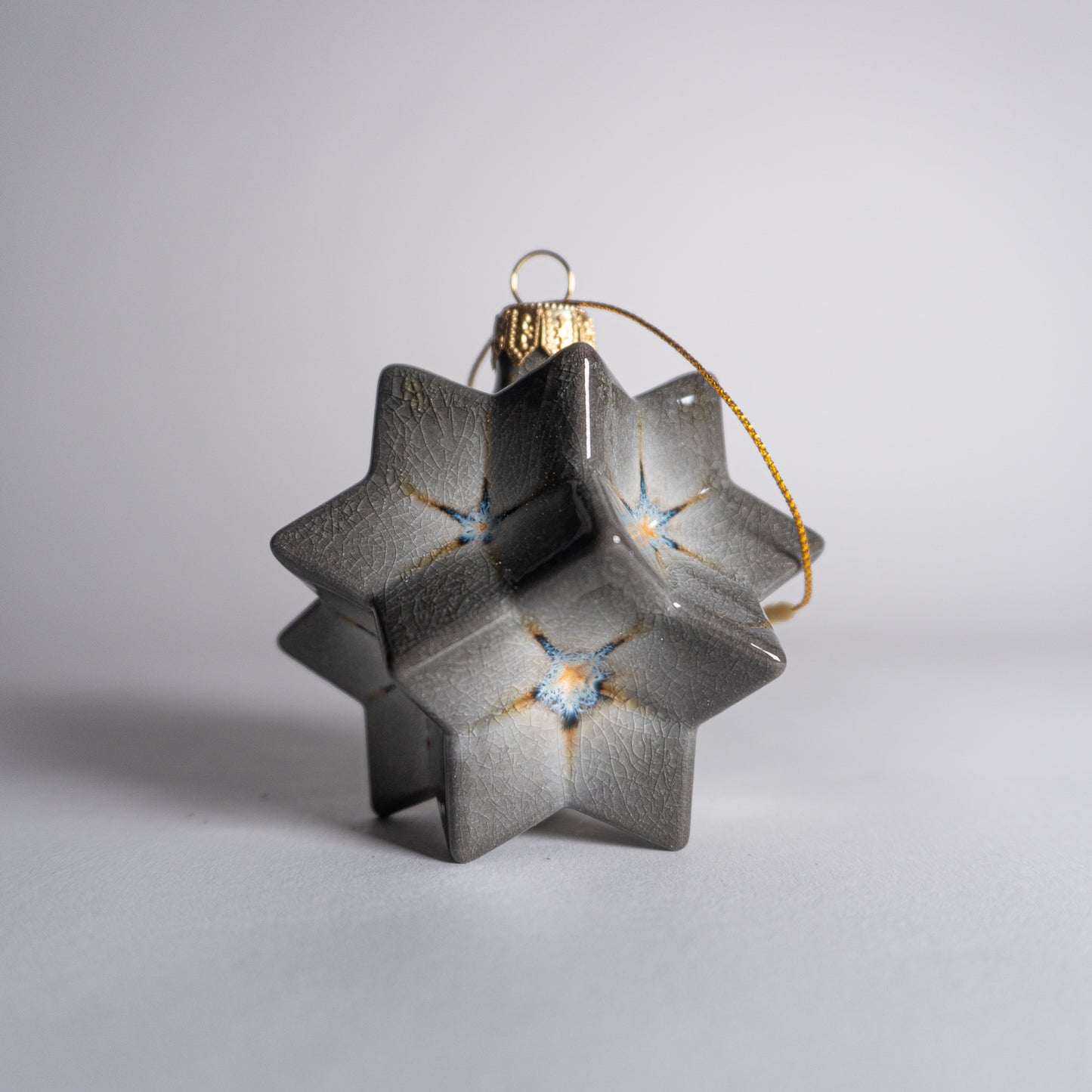 Yellow Gray Ornament