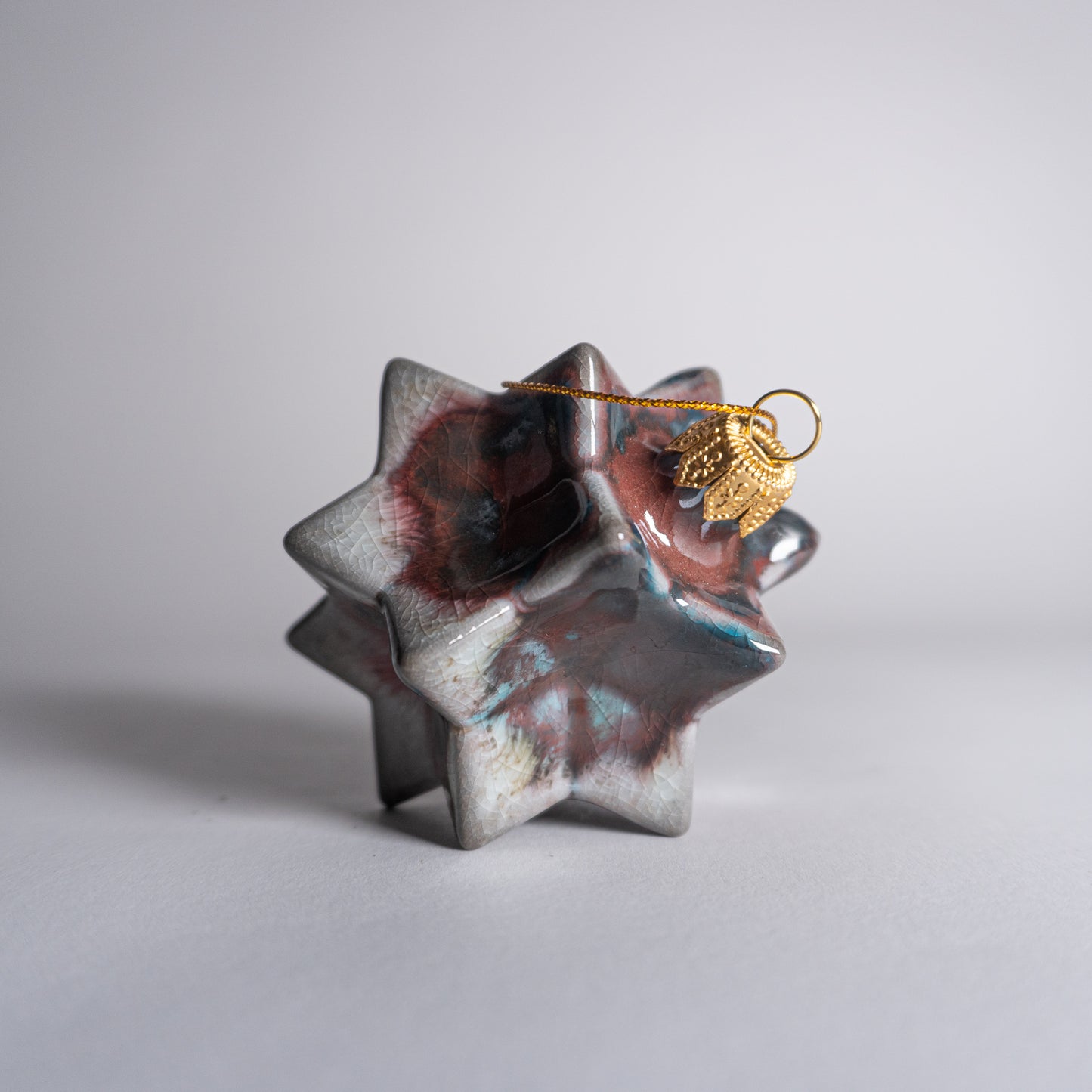 Turquoise Cherry Ornament