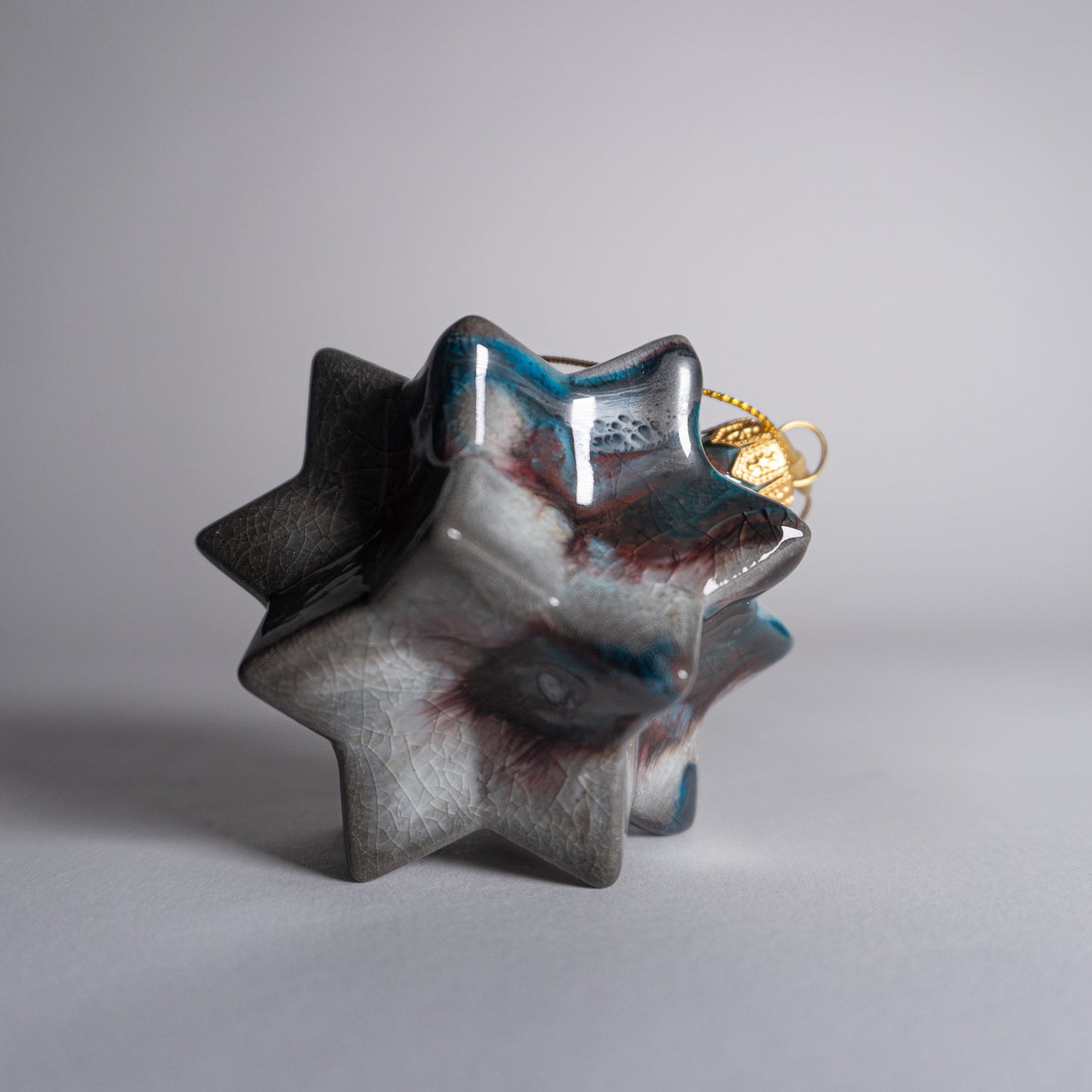 Turquoise Cherry Ornament