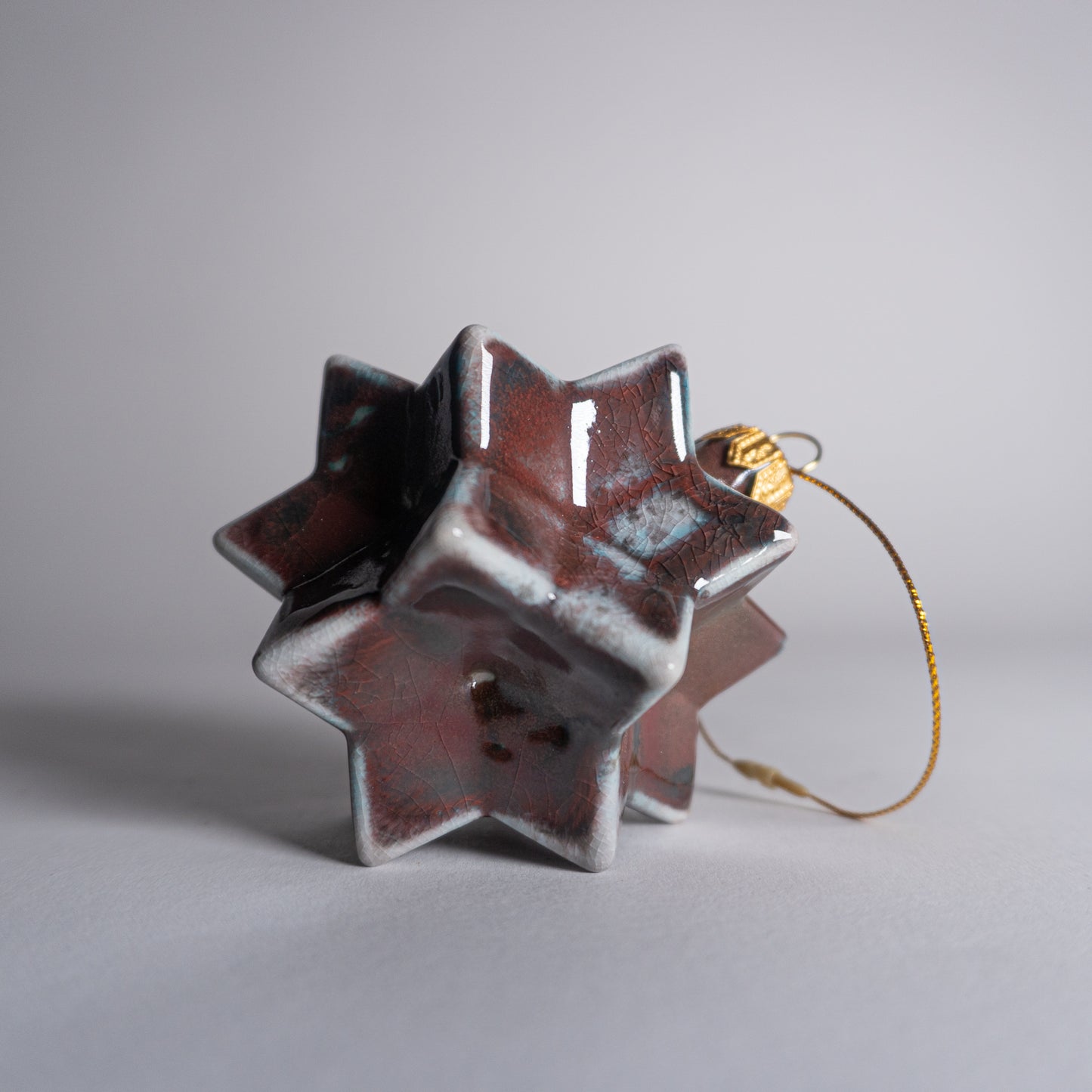 Turquoise Cherry Ornament