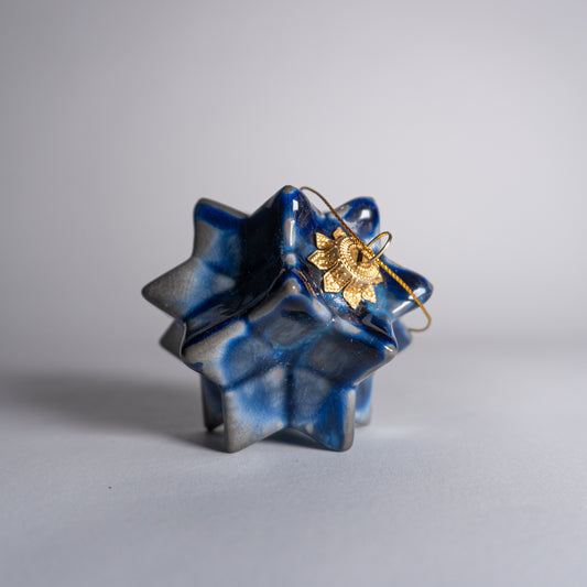Blue Smoke Ornament
