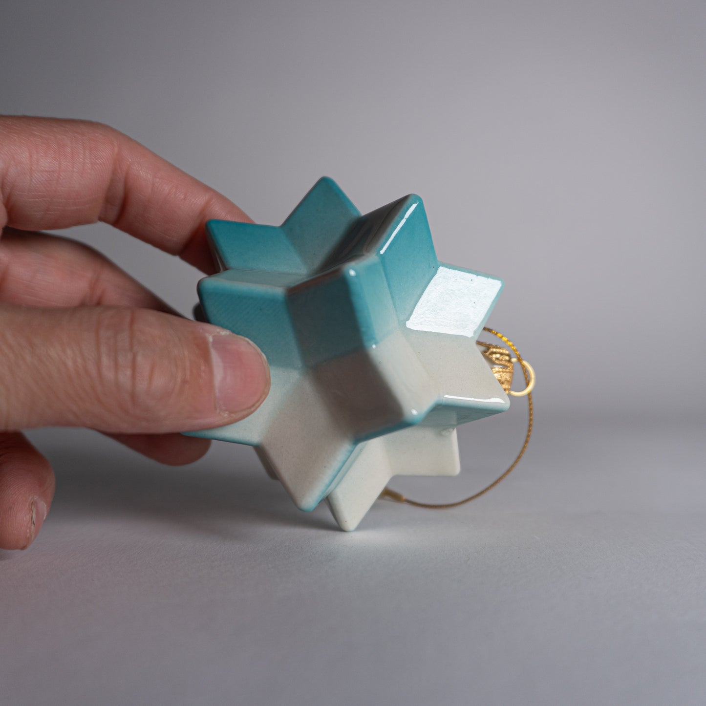 Turquoise Fade Ornament