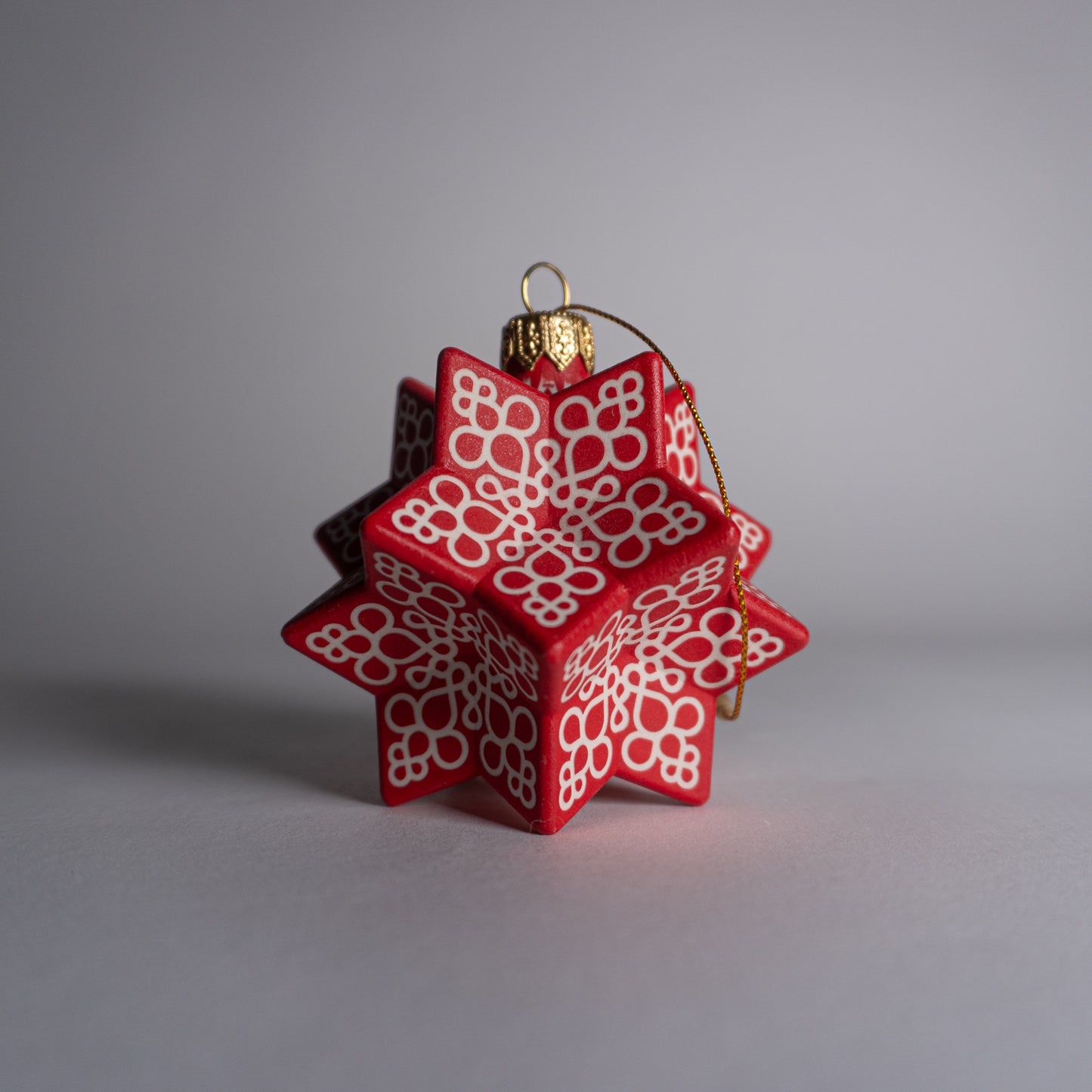 Red Snowflake Ornament