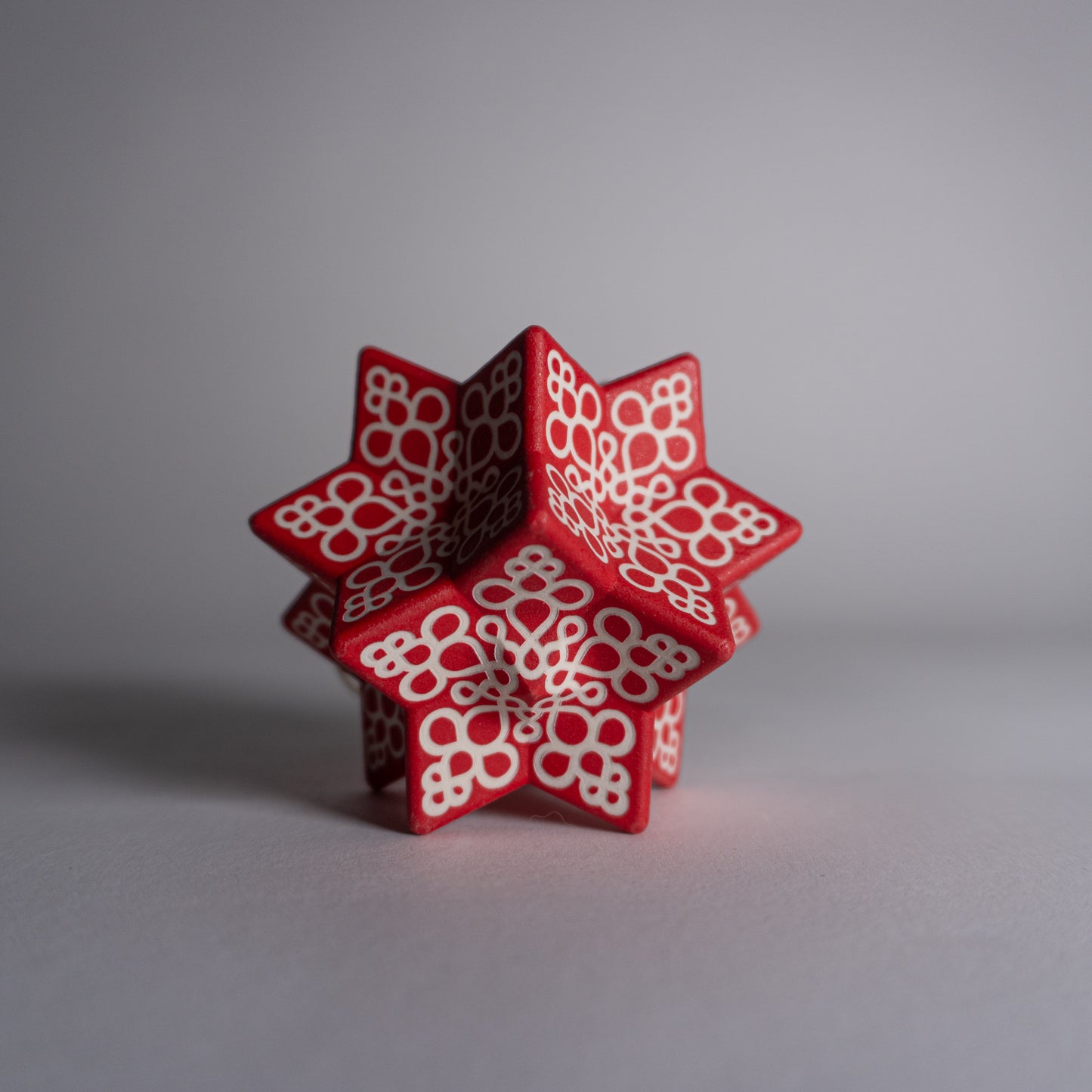 Red Snowflake Ornament