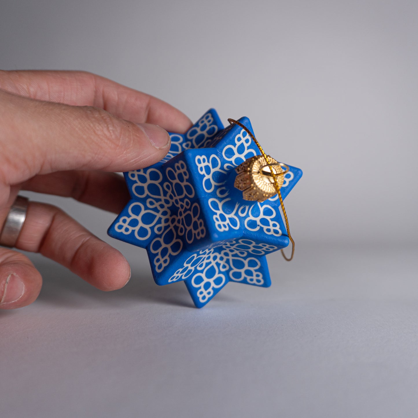 Blue Snowflake Ornament