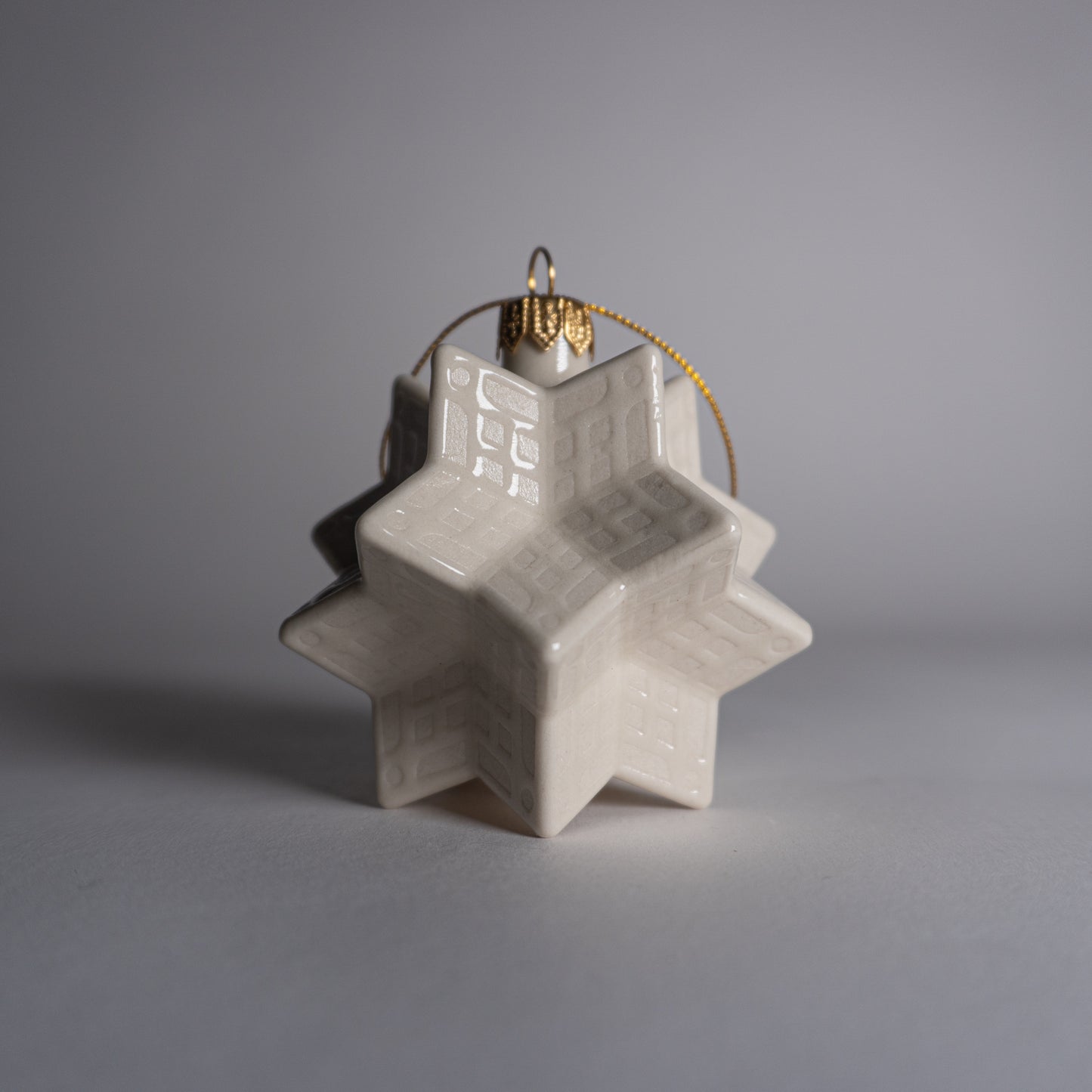 White Snowflake Ornament