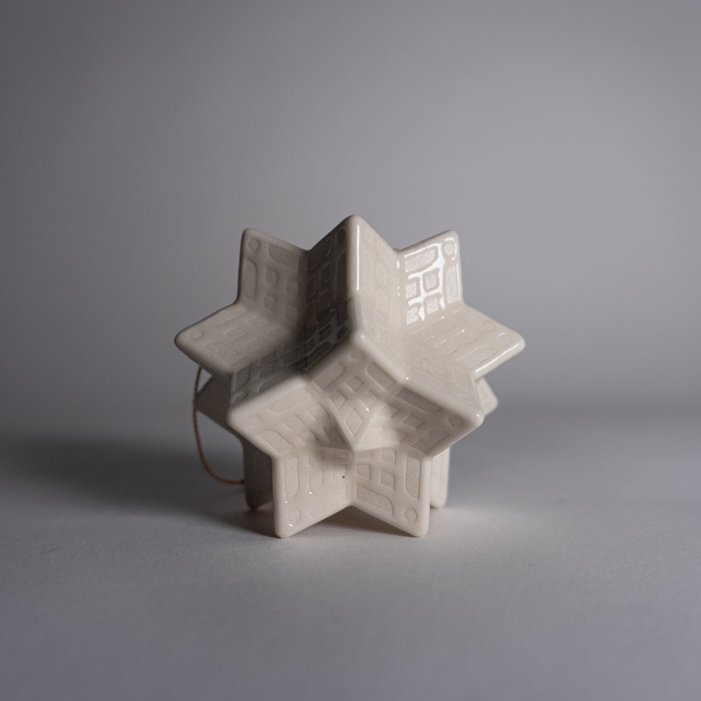 White Snowflake Ornament