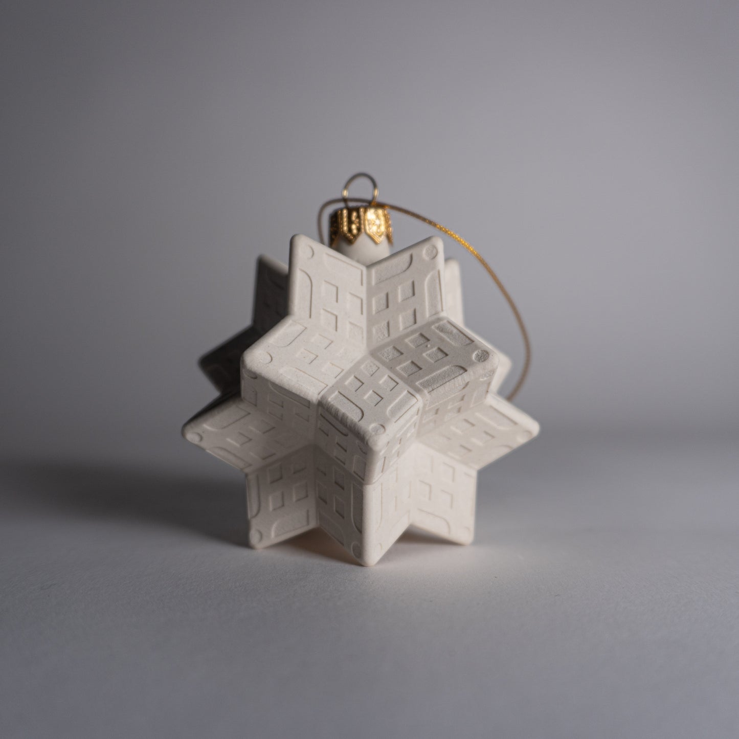 White Snowflake Ornament 2