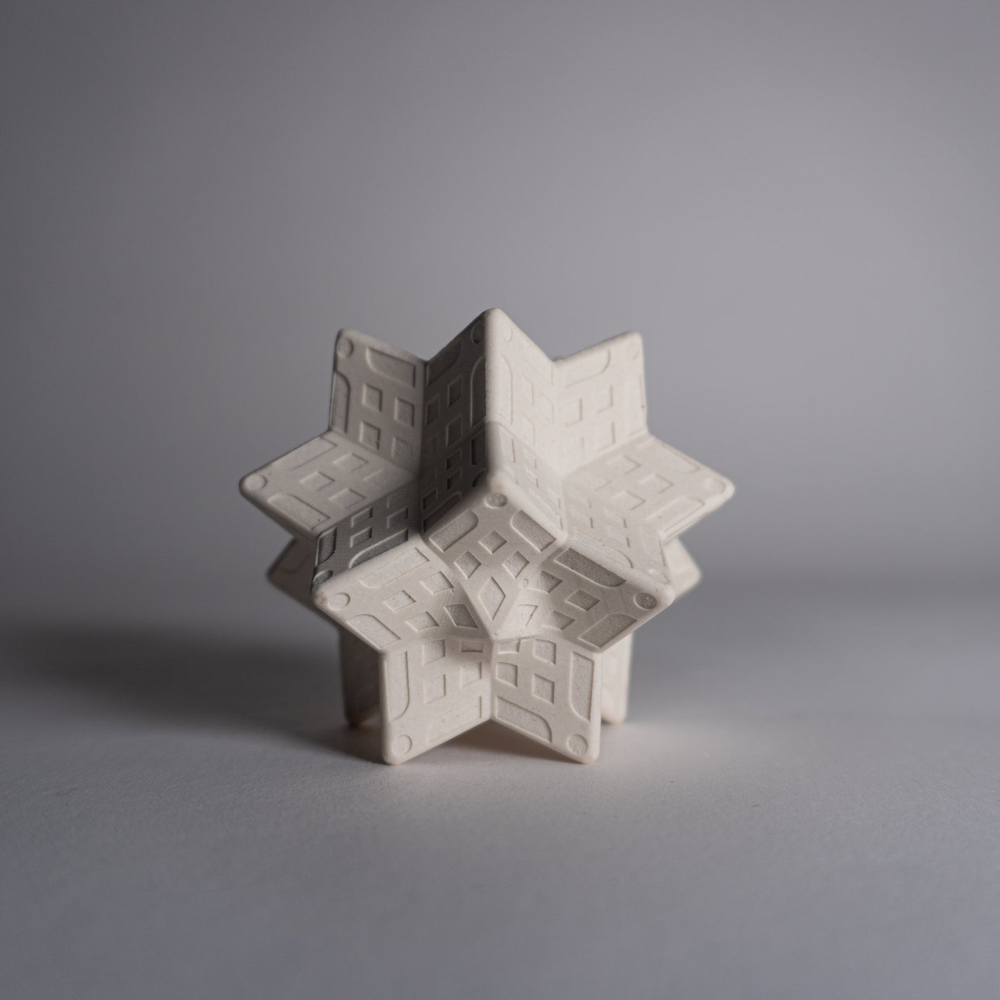 White Snowflake Ornament 2