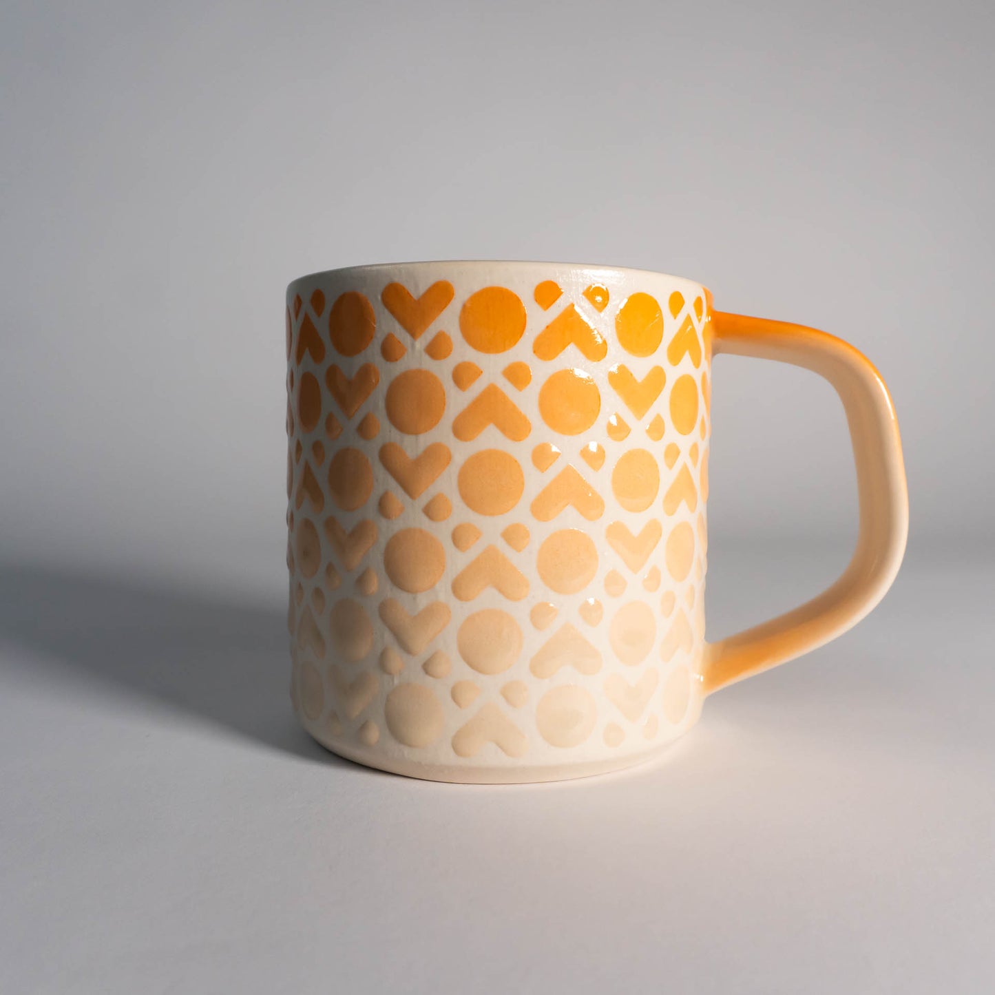 Orange Fade XOXO Mug