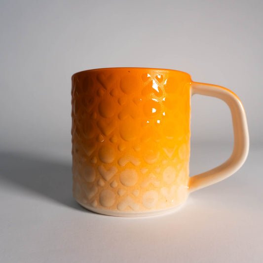 Orange Fade XOXO Mug