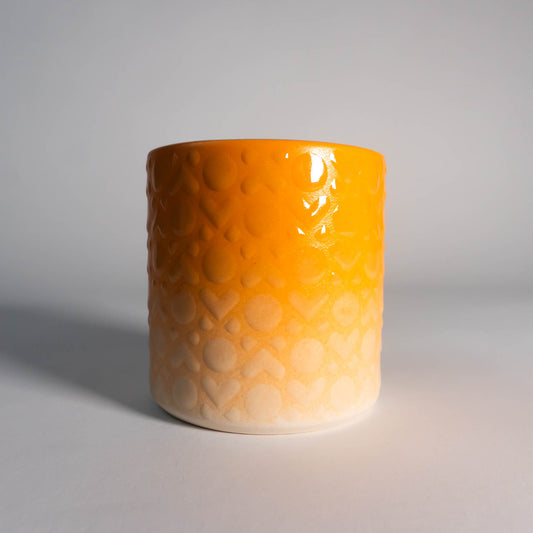 Orange Fade XOXO Tumbler