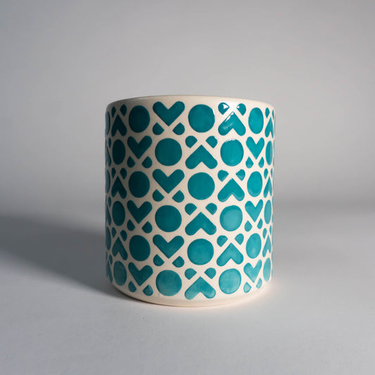 Turquoise XOXO Tumbler