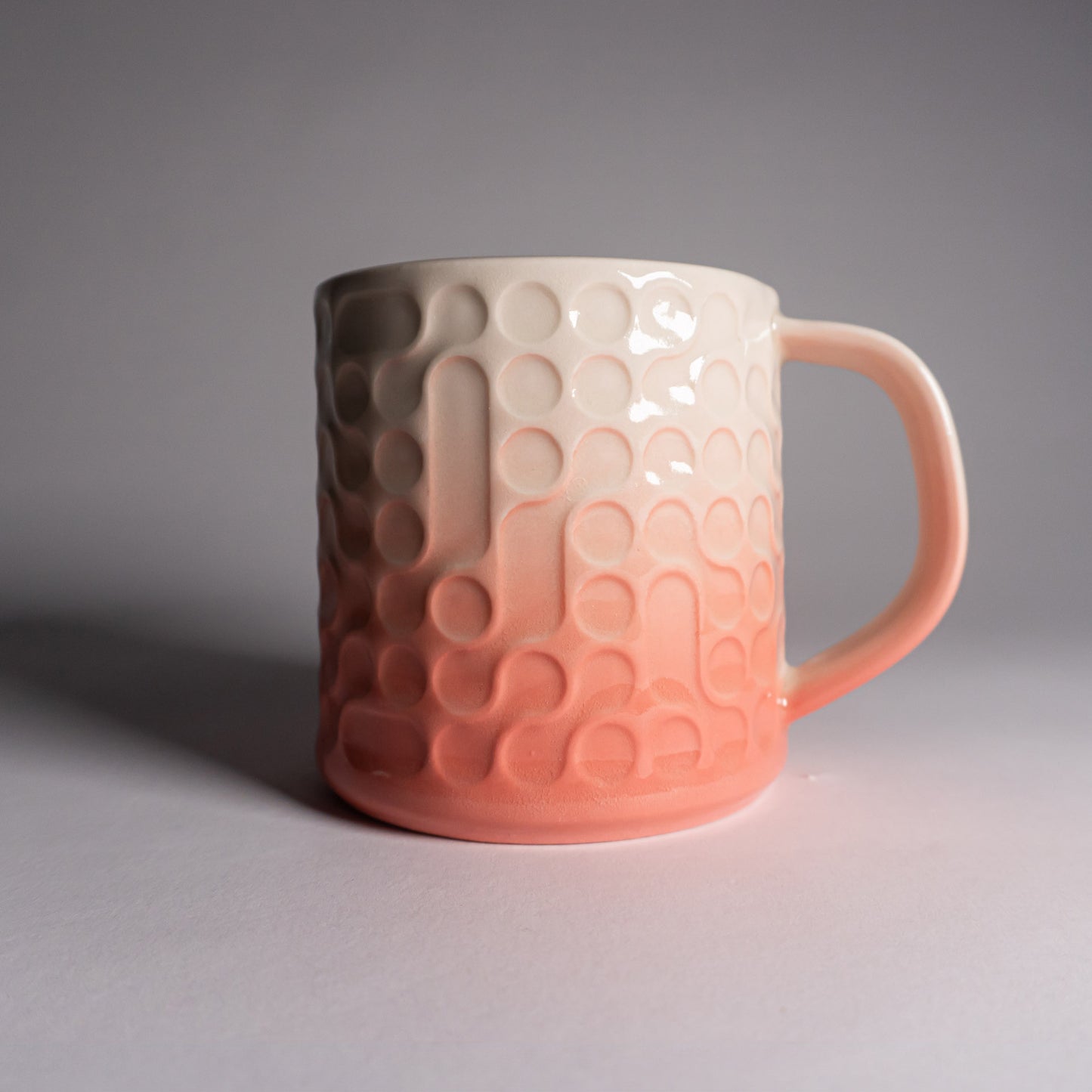 Pink Fade Bubbles Mug