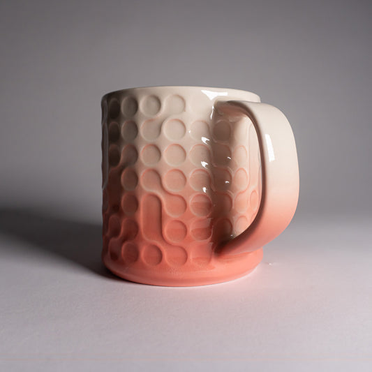 Pink Fade Bubbles Mug