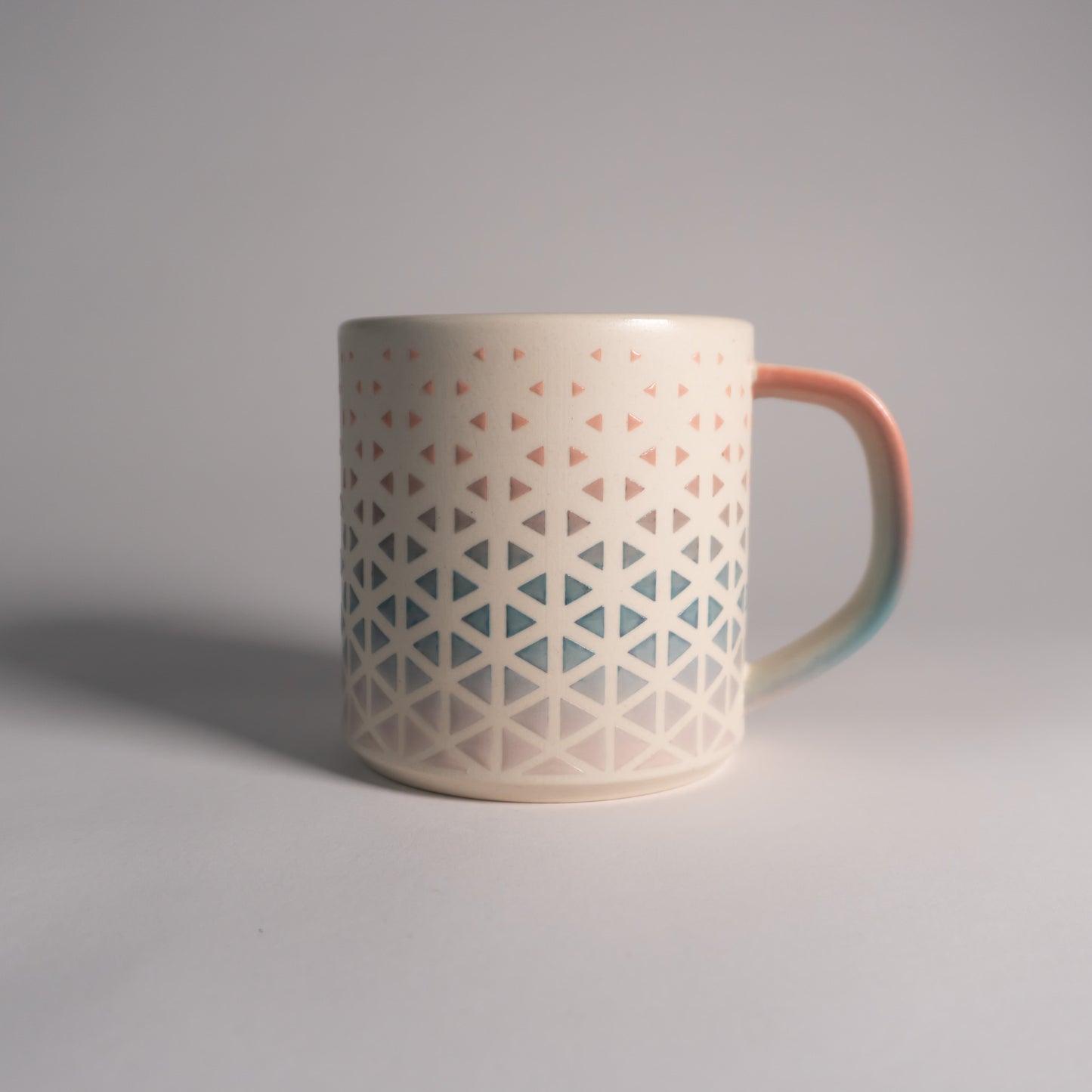 Sunset Triangles Mug
