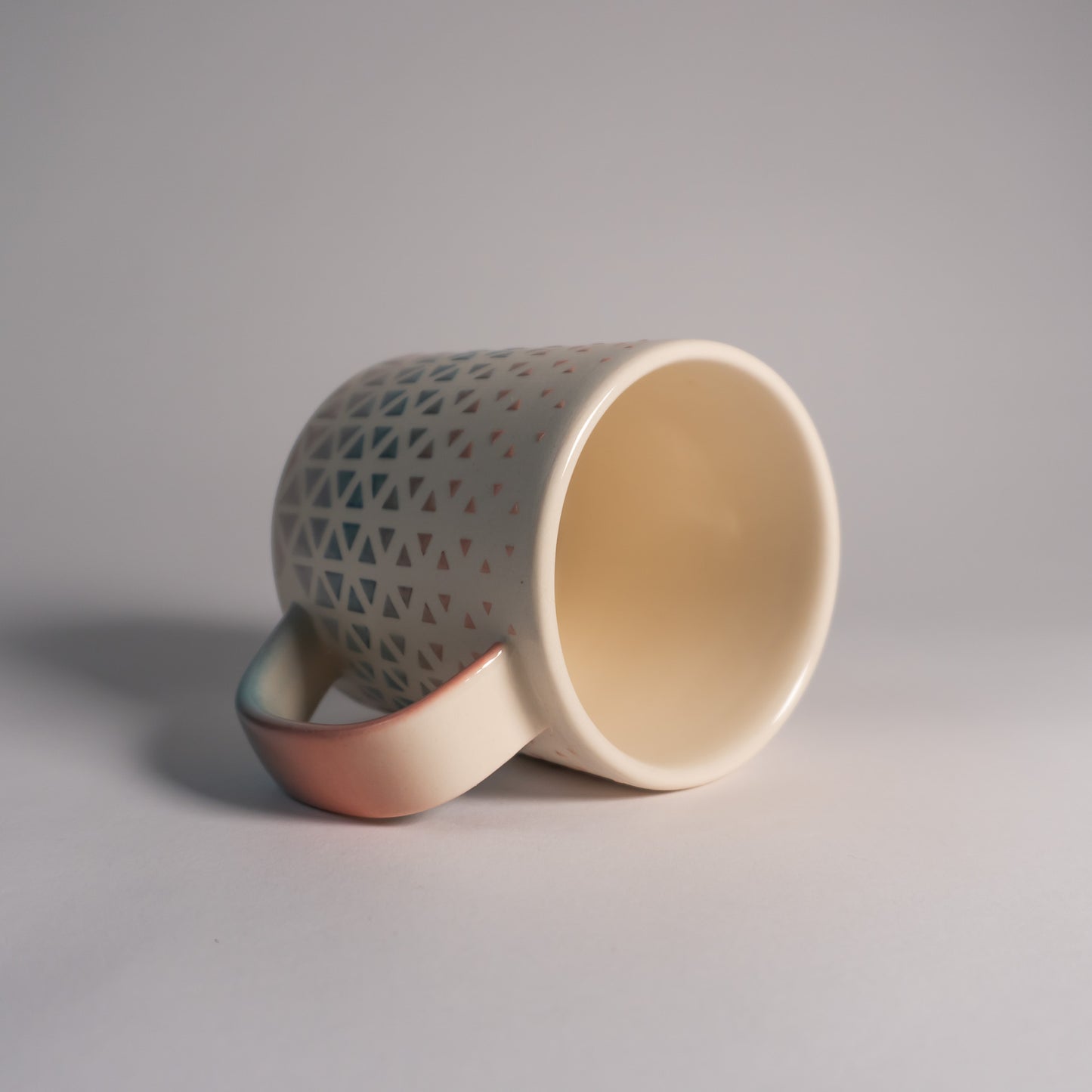 Sunset Triangles Mug