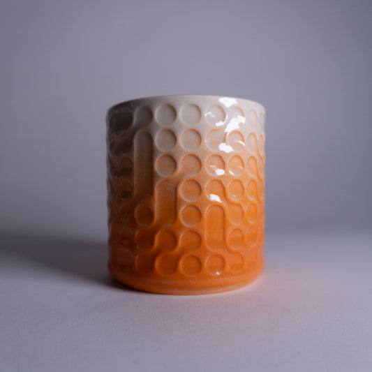 Orange Fade Bubbles Tumbler 2nd #21