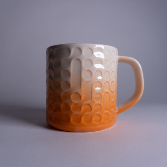Orange Fade Bubbles Mug 2nd #22