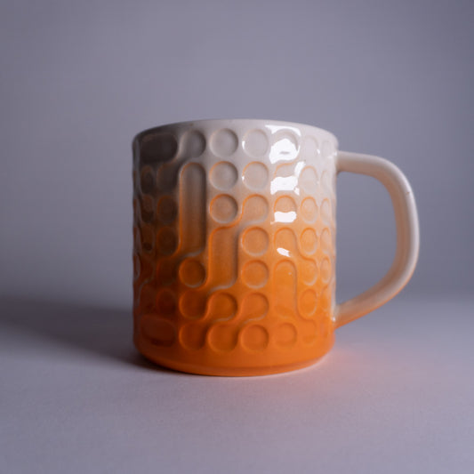 Orange Fade Bubbles Mug 2nd #23
