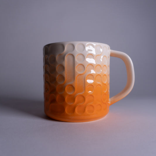 Orange Fade Bubbles Mug 2nd #25