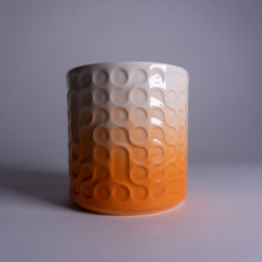 Orange Fade Bubbles Tumbler 2nd #26