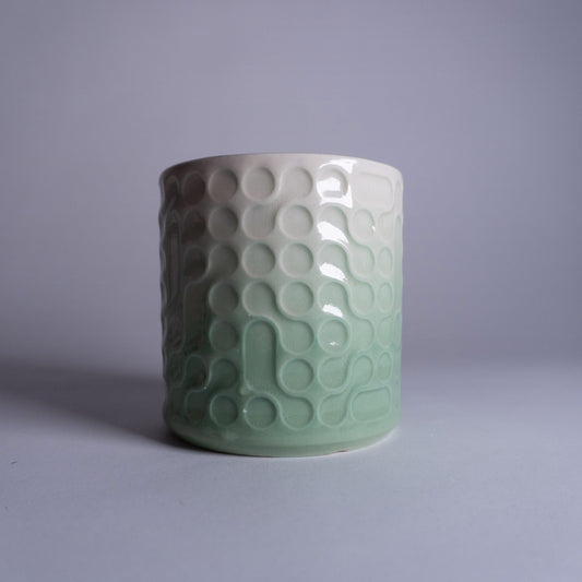 Green Fade Bubbles Tumbler 2nd #34