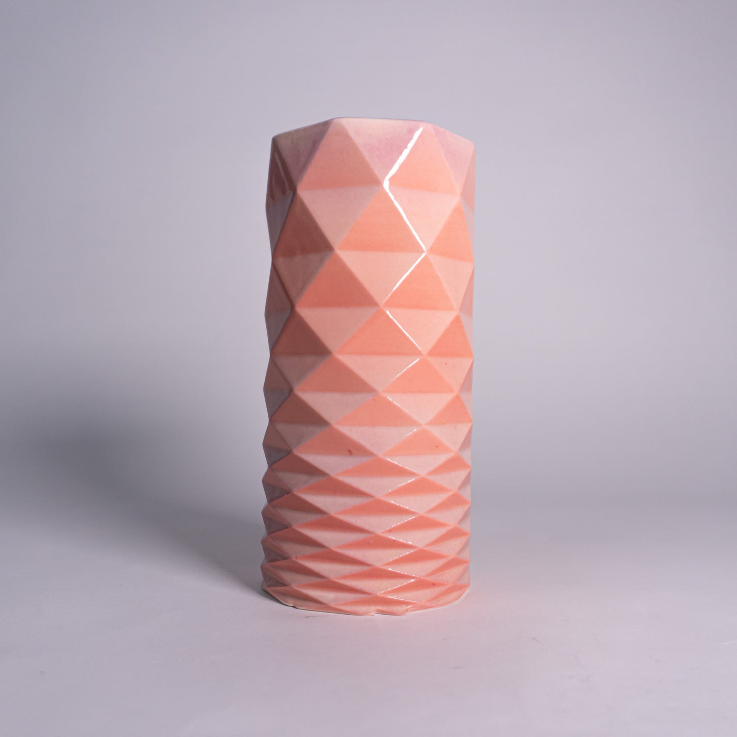 Blush Accordion Cup Vase
