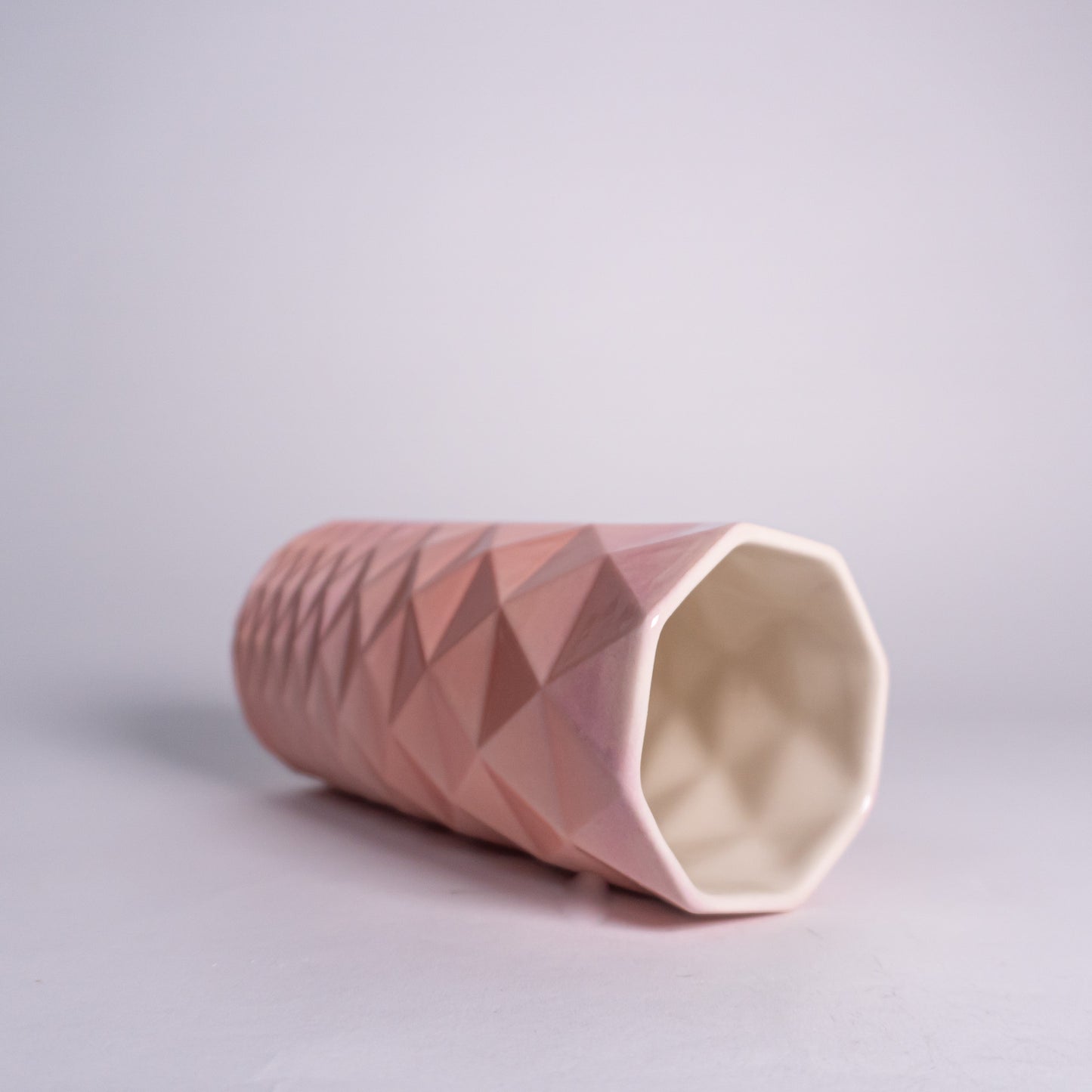 Blush Accordion Cup Vase