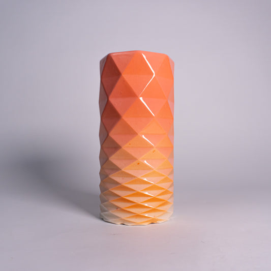 Sunset Accordion Cup Vase